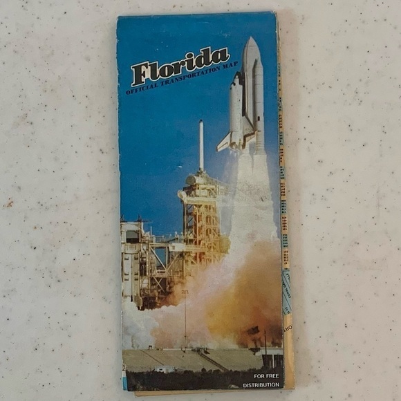 Other - 🛳️ Vintage Florida Map 🏖️ Florida “The Future” 🚀